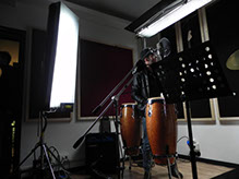 sala di ripresa del sonora musi center studio di registrazione e produzone musicale di roma