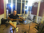 la sala di ripresa audio del sonora studio di registrazione di roma
